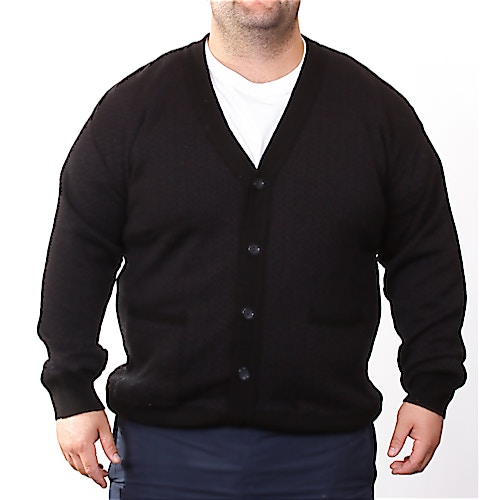 Cotton Valley Black Knitted Long Sleeve Cardigan