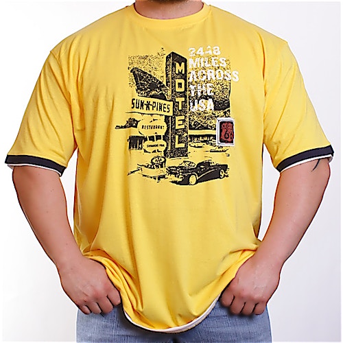 Metaphor Yellow Route 66 T-Shirt