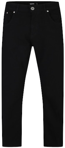 Men's Premium Fitted Stretchy Jeans - Knee Ripped Black – Jed North