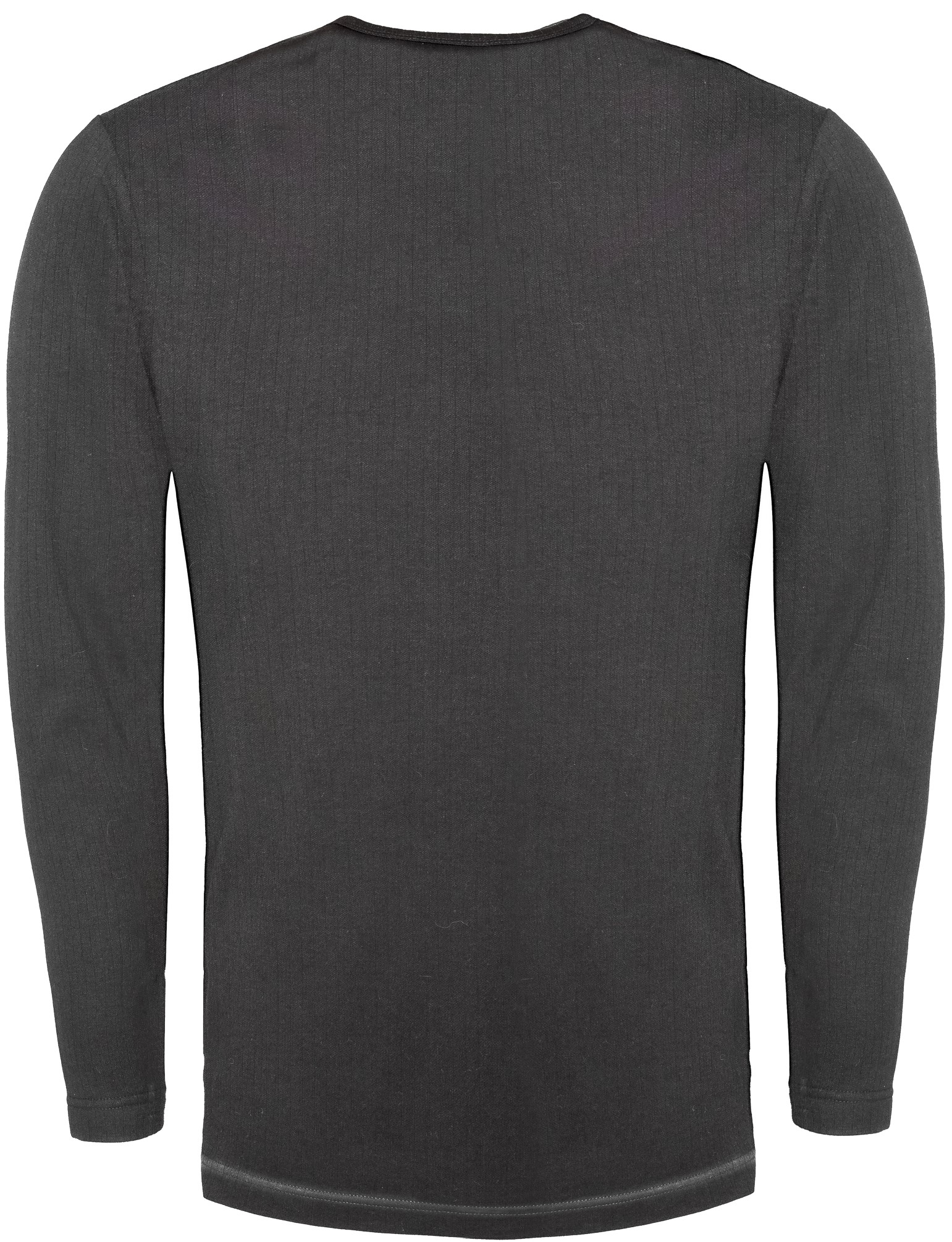 Bigdude Long Sleeve Thermal T-Shirt Charcoal | BigDude