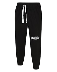 Bigdude Printed Joggers Black