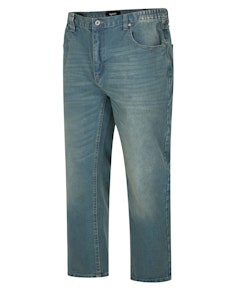 Bigdude Jeans mit elastischem Bund Light Wash