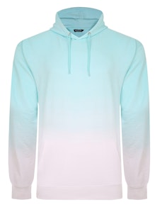 Bigdude Ombre Pullover Hoody Turquoise Tall