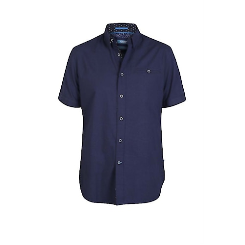 D555 Wesson Printed Short Sleeve Shirt Navy