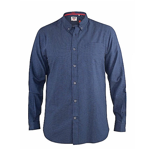 D555 Melbourne Gingham Check Long Sleeve Button Down Shirt