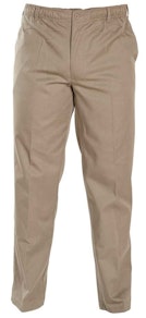 D555 Basilio Elastic Waist Rugby Trousers in Stone