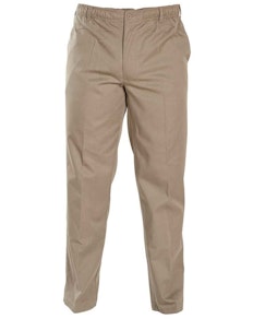 D555 Basilio Elastic Waist Rugby Trousers in Stone