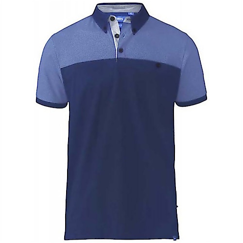 D555 Poloshirt Jauram Blau Tall Fit 