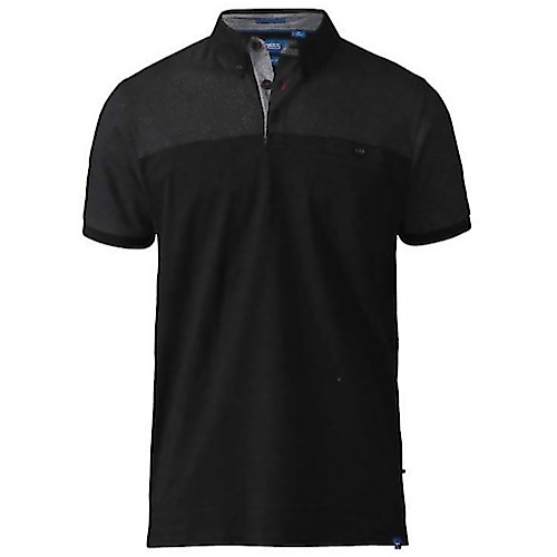 D555 Jauram Polo Shirt Black Tall