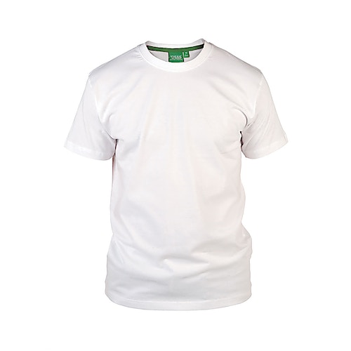 D555 T-Shirt Premium Baumwolle Weiß