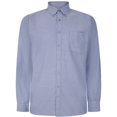 Bigdude Button Down Oxford Long Sleeve Shirt Royal Blue Tall
