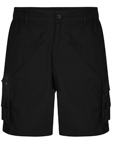 Bigdude Light Weight Elasticated Waist Cargo Shorts Black