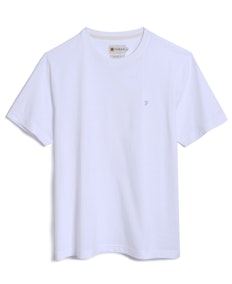 Farah Eddie Kurzarm-T-Shirt Weiß
