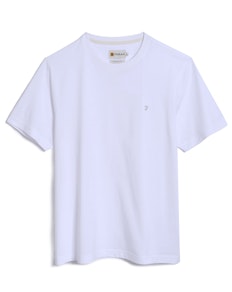 Farah Eddie Kurzarm-T-Shirt Weiß