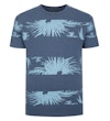 – TShirt mit PalmenPrint, Denim