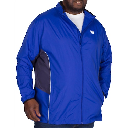 Bigdude Lightweight Contrast Showerproof Jacket Royal Blue