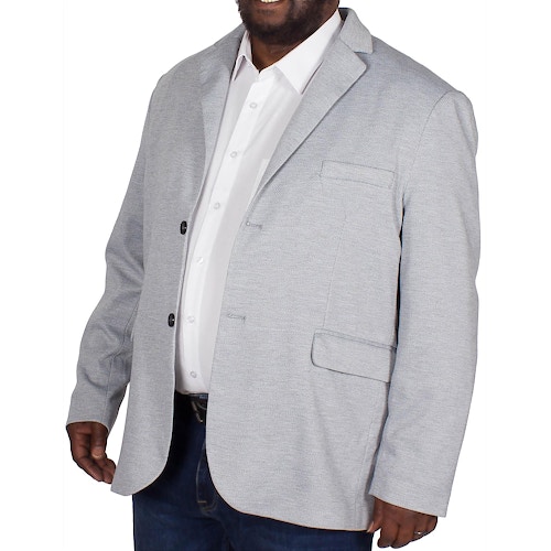 Tooting & Brow Textured Blazer Light Grey