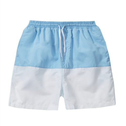 Two Tone Swim Shorts Blue/White