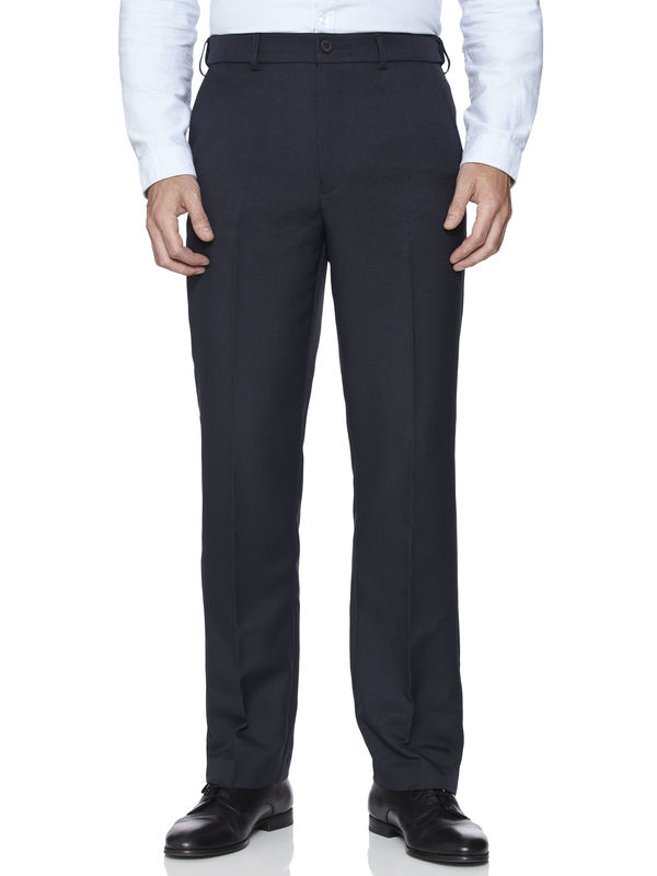 Buy Kurus Mens Black And White Solid Cotton Blend Pack of 2 Formal Trousers  For Men Online at Best Prices in India  JioMart