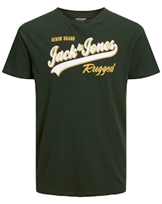 Jack & Jones – Bedrucktes T-Shirt mit Bergblick