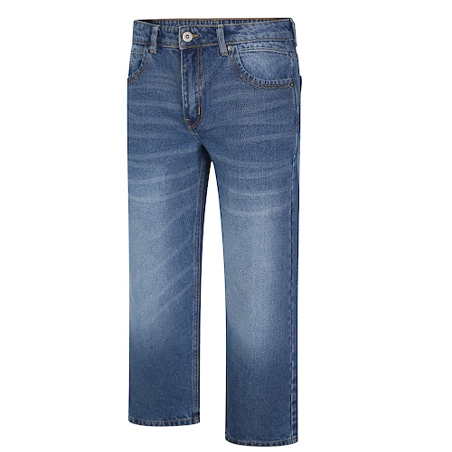 Bigdude Jeans mit lockerer Passform, nicht dehnbar, Denim-Waschung