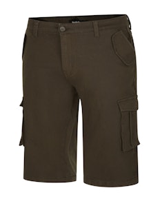 Bigdude Cargo-Shorts in 3/4-Länge aus Stretch-Twill Khaki