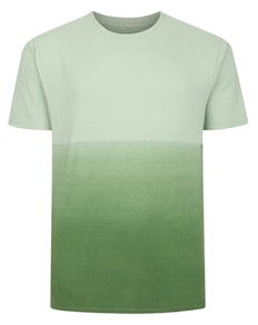 Bigdude Ombre T-Shirt Grün Groß