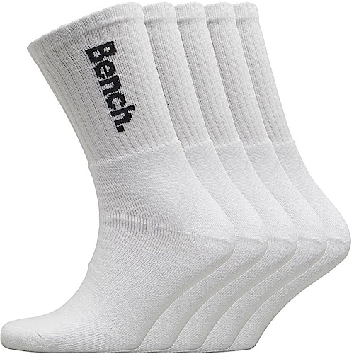 Bench Ardal 5 Pack Socks White