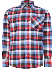 Bigdude Long Sleeve Flannel Shirt Multi