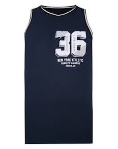 Bigdude Basketball Vest Navy Tall