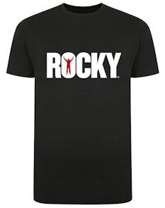 Official Rocky Print T-Shirt Black