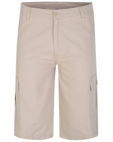 Bigdude Cropped Cargo Trousers Taupe