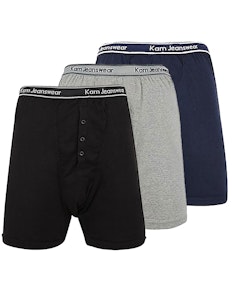 KAM 3 Pack Boxer Shorts