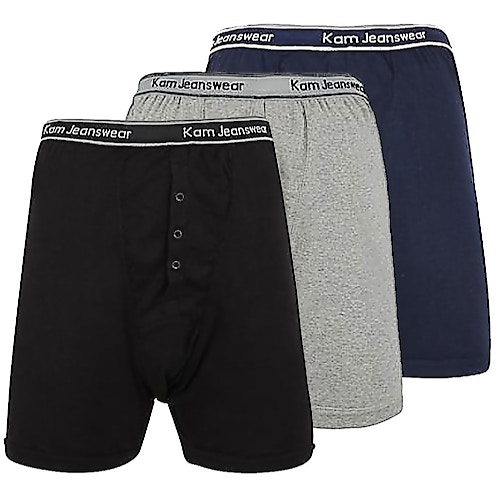 KAM 3 Pack Boxer Shorts