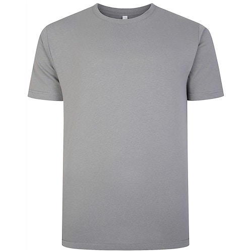 Bigdude Plain Pyjama T-Shirt Grau