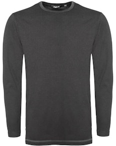 Bigdude Long Sleeve Thermal T-Shirt Charcoal Tall
