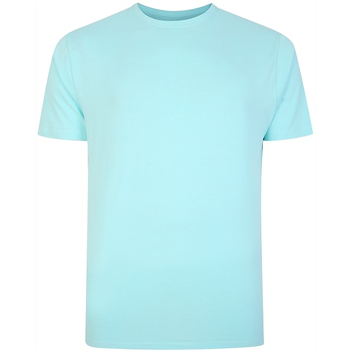 Bigdude Plain Crew Neck T-Shirt Turquoise Tall