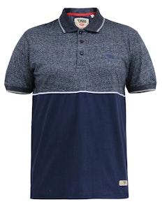 D555 Jaywick Cut & Sew Poloshirt Marineblau