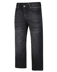 Bigdude Jeans mit lockerer Passform, nicht dehnbar, Anthrazit