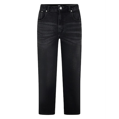 Bigdude Stretch Jeans With Whiskers Black Wash