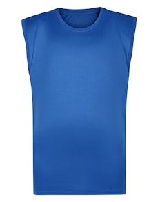 Bigdude Sleeveless Gym T-Shirt Royal Blue