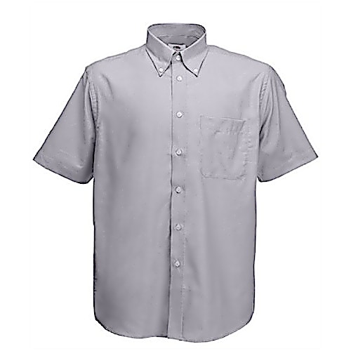 Fruit of the Loom Grey Oxford Shirt