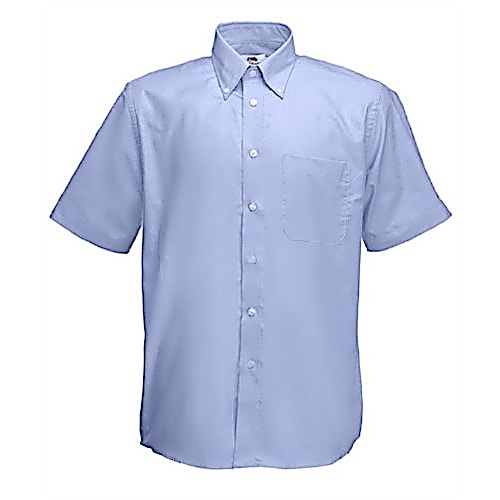 Fruit of the Loom Blue Oxford Shirt