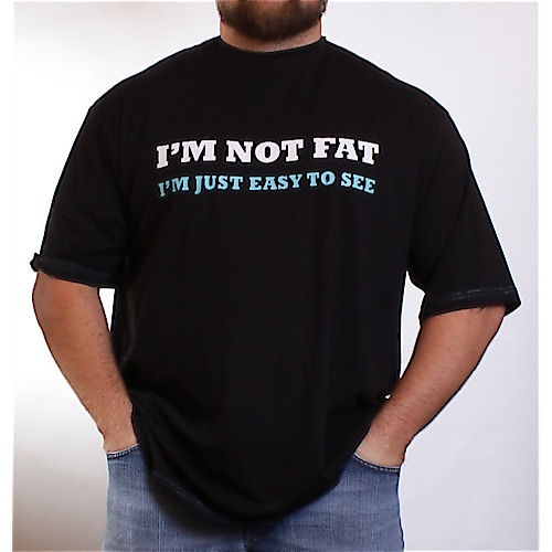 Brooklyn Black Not Fat Comedy T-Shirt