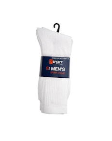 5 Pack Classic Sports Sock White