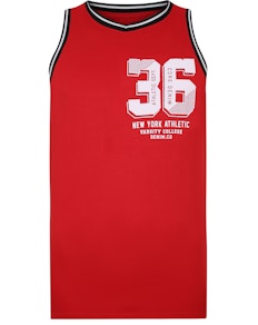 Bigdude Basketball Vest Red Tall