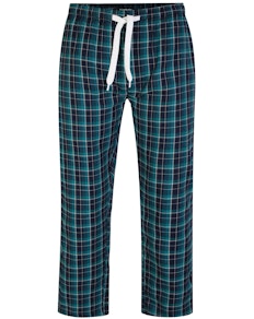 Bigdude Woven Checked Pyjama Pants Green/Navy