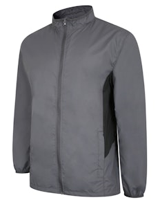 Bigdude Lightweight Contrast Panel Showerproof Jacket Charcoal