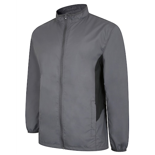 Bigdude Lightweight Contrast Panel Showerproof Jacket Charcoal