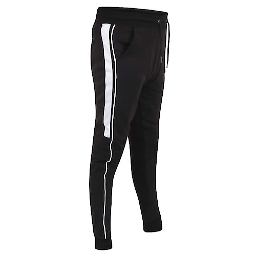 D555 Avon Jogger with Side Panel Black